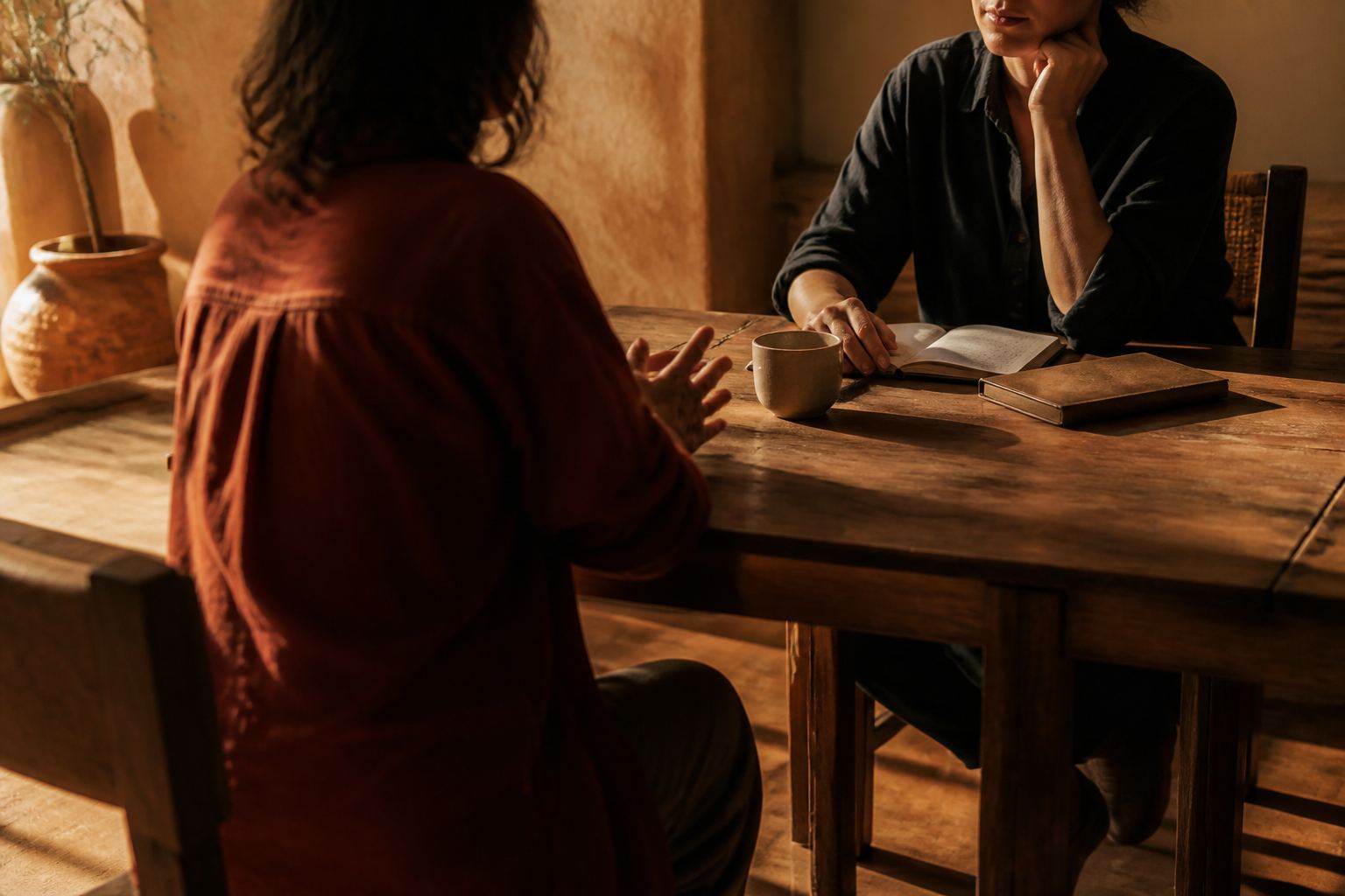 Eerste gesprek met volle aandag